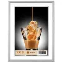 Zep AL1S3 Växelram akryl Pappersformat: 20 x 15 cm (B x H) 15 cm x 20 cm Silver
