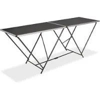 vidaXL Hopfällbart tapetbord MDF och aluminium 200x60x78 cm