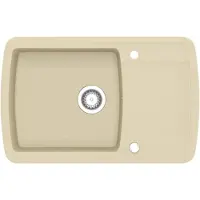 vidaXL Diskho granit enkel beige