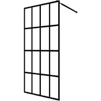 vidaXL Duschvägg till duschkabin härdat klart glas 140x195 cm