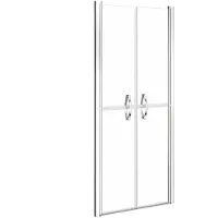 vidaXL Duschdörr klar ESG 81x190 cm