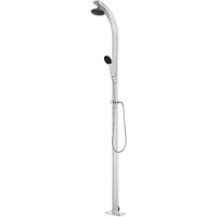 vidaXL Trädgårdsdusch 215 cm aluminium