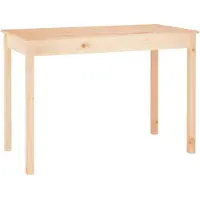 vidaXL Matbord 110x55x75 cm massivt furuträ