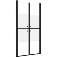 vidaXL Duschdörr halvfrostad ESG (68-71)x190 cm