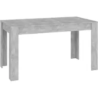 vidaXL Matbord, Middagsbord, Matsalsmöbel, Matbord Kök Restaurang Hem Inomhus, Grå 804206