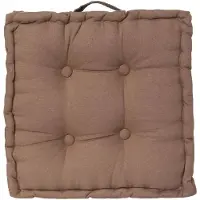 Atmosphera fyrkantig sittdyna med handtag, 40 x 40 x 8 cm, färg taupe