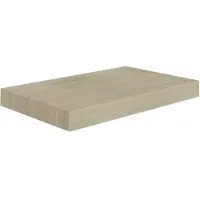 vidaXL Svävande vägghylla ek 40x23x3,8 cm MDF