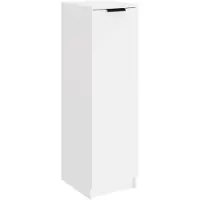 vidaXL Skoskåp vit 30x35x100 cm konstruerat trä