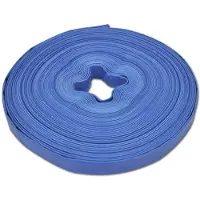 vidaXL Platt slang 100 m 1" PVC