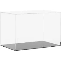 vidaXL Displaylåda transparent 56x36x37 cm akryl