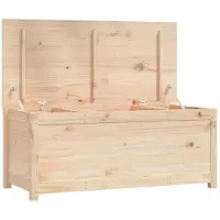 vidaXL Förvaringslåda 110x50x45,5 cm massiv furu