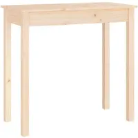 vidaXL Konsolbord, 80X40X75 Cm, Massivt Furuved
