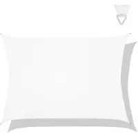Vonroc Solsegel Rektangel – Premium – 400x300cm | Vit