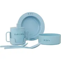 Design Letters Middagsset - Tritan - 5 Delar - Mini Favorit - B - - One Size - Middagsset