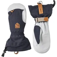 Hestra Army Leather Patrol Gauntlet, Vantar, Navy