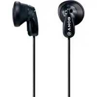 Sony MDR-E9LP In Ear hörlurar Sladd Svart Mobiltelefon