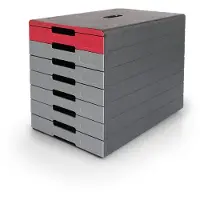 Durable IDEALBOX PRO 7 776303 Byrålådebox Antracit DIN A4 , DIN C4 Antal lådor: 7