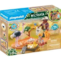 Playmobil Wiltopia - Gäst hos Fader Struts - 26 Delar - 71296 - - One Size - Klossar