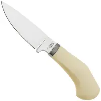 Lionsteel Willy WL1-MW, M390 Droppoint White Micarta, fixed knife