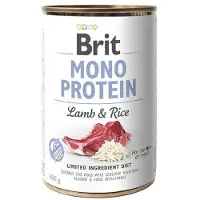 Brit Monoprotein Våtfoder För Hundar Med Lamm Och Ris 6x400g