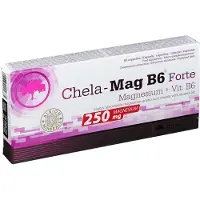 Olimp Chela Mag B6 Forte Mega Caps, Kapsel, Vitamin B6, Vitamin B9 (folic acid), Magnesium, Vuxen, 250 mg