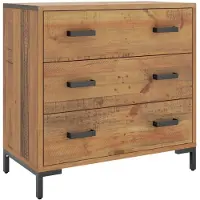 vidaXL Byrå 75x35x70 cm massiv furu