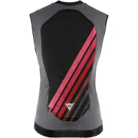 Dainese - Ryggskydd - Flexagon Waistcoat 2 Wmn Silver Filigree/Stretch Limo för Unisex - Storlek L - Svart