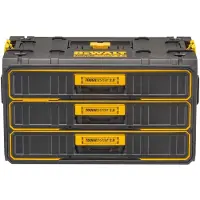 DeWalt TOUGHSYSTEM 2.0 - Verktygslåda - 3 lådor - ABS-plast