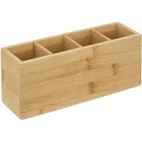 5 Five Bambu-organisatör, 4 fack