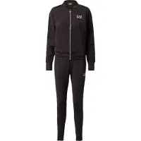 Emporio Armani Träningsoverall svart / vit