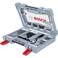 Bosch 2608P00235 91 delar Borr- & bitssats Metall, Sten, Betong, Trä, Murverk 2 mm, 2.5 mm, 3 mm, 4 mm, 5 mm, 6 mm, 8 mm, 10 mm, 11 mm, 12 mm, 13 mm