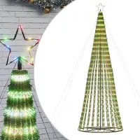 Julgranskon 688 LEDs färgglad 300 cm
