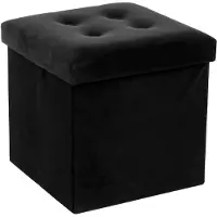 Atmosphera Sammetssammanläggbar Puff