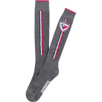 Rossignol - Skidstrumpor - Strato Socks Heather Grey för Unisex - Storlek 39-41 - Grå