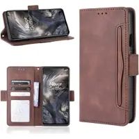 Mtp Products OnePlus Nord Plånboksfodral med Korthållare - Brun