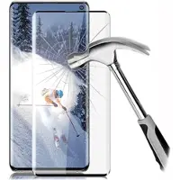 Mtp Products Samsung Galaxy S10 Full Cover Härdat Glas Skärmskydd - Svart Kant