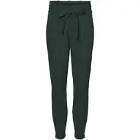 Vero Moda Veckad byxa 'VMEva' mörkgrön