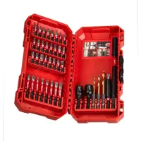 Milwaukee Shockwave Impact Duty - Skruvmejsel-, borr- och hylssats - 40 delar - 1/4 - 4 mm, 3 mm, 5 mm - 10 mm, 8 mm - hexagonalt - längd: 25 mm, 50 mm, 48 mm