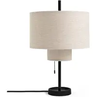 New Works Bordslampa , Margin, Beige, Vardagsrum, Tyg / textil, Design