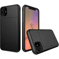 Mtp Products iPhone 11 Hybridskal med Skjutkortplats - Svart
