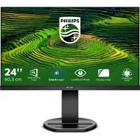 Philips B Line 241B8QJEB LCD-skärm EEK D (A - G) 60.5 cm (23.8 tum) 1920 x 1080 pixel 16:9 5 ms VGA, DVI, DisplayPort, HDMI, USB, Audio, stereo (3.5