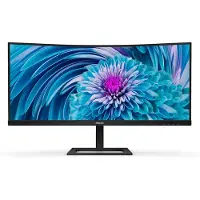 Philips E-line 346E2CUAE - LED-skärm - böjd - 34 - 3440 x 1440 UWQHD @ 100 Hz - VA - 300 cd/m² - 3000:1 - 1 ms - HDMI, DisplayPort, USB-C - högtalare - svart med struktur