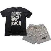 Ginza.se AC/DC: Unisex Summer Pyjamas/FTATR Guitar (X-Large)