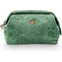 Pip studio Small Velvet Quilted Green 19x12x8.5cm