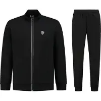 EA7 för män. 8NPV56_PJ4EZ Tain Premium Träningsoverall svart (XS), Casual, Deportivo, Multisport, Polyester