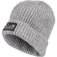 Didriksons Mössa - Stickad - Buss - Grey Melange - - 48-50 cm - Mössa