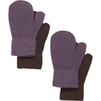 CeLaVi Vantar - Ull/Nylon - 2-pack - Månlandskap - - 1-2 år (80-92) - Vantar