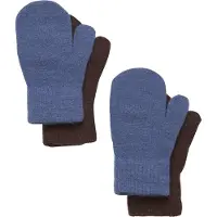 CeLaVi Vantar - Ull/Nylon - 2-pack - China Blue - - 3-6 år - Vantar