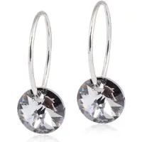 Blomdahl Örhängen Round, Black Diamond - Stjärnurmakarna