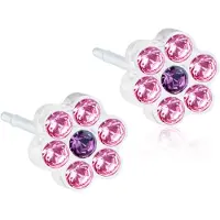 Blomdahl Örhängen Daisy 6 mm Light Rose/Amethyst